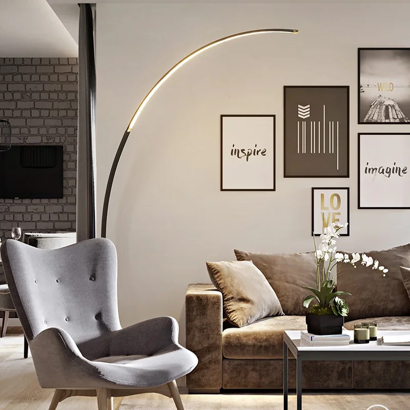 Billig Led moderne einfache boden lampe stehlampe kunst dekoration nordic stil für wohnzimmer schlafzimmer studie raum licht
