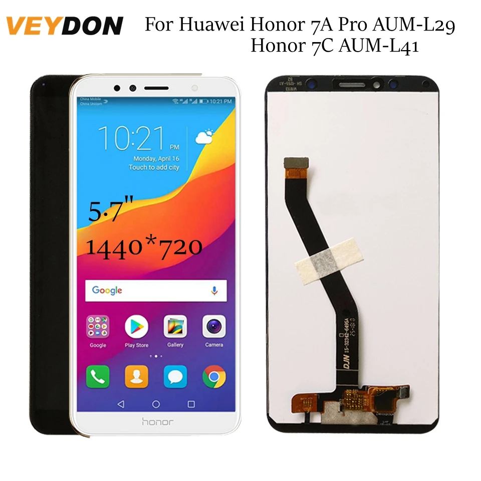 5 7 &quotЖК дисплей для Huawei Honor 7C AUM L41 ЖК с рамкой 7A Pro L29 экран Замена Y6 prime 2018|Экраны