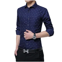 Новая модная брендовая мужская рубашка Camisa Social, приталенная Мужская рубашка с длинным рукавом, мужская повседневная рубашка с цветочным принтом, мужская рубашка для социальных мероприятий, большой размер 5XL