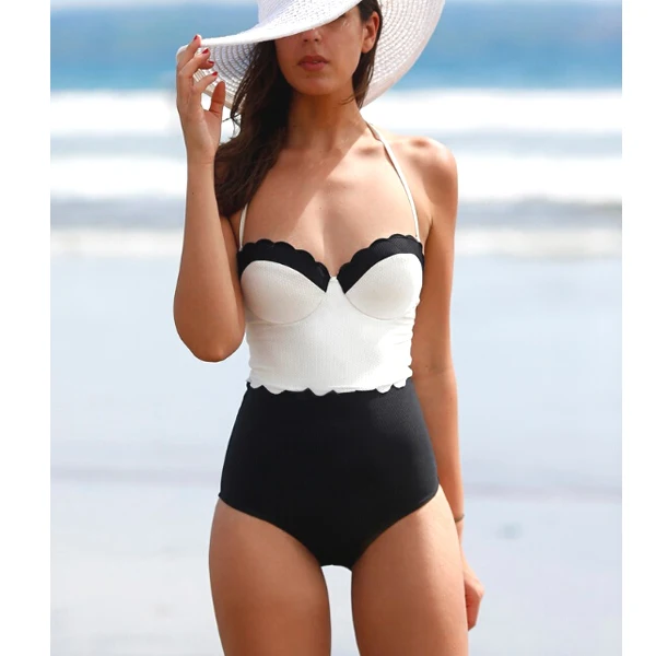 vintage look swimwear