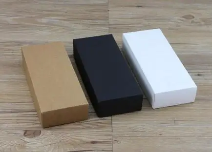 

10 sizes White gift Cardboard Box black cardboard Packaging Corrugated box white Paper Gift box Drawer Gift carton cardboard box