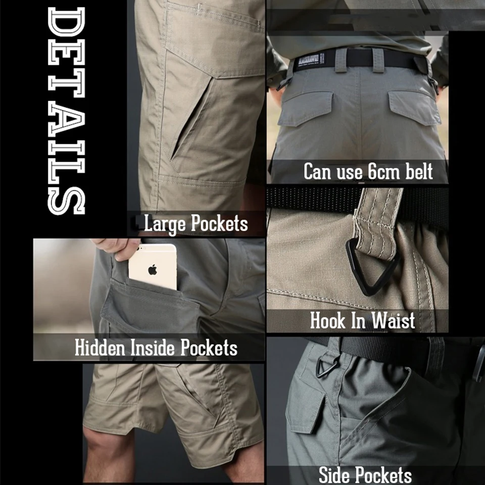 S-ARCHON-Summer-Military-Camouflage-Cargo-Shorts-Men-Casual-Multi-Pocket-Waterproof-Cotton-Shorts-Ripstop-Army