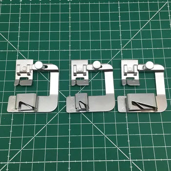 

3pc Adjustable Rolled Hemmer Sewing Foot Sets Fit for Most Low Shank Sewing Machines, (1 Inch, 3/4 Inch, 1/2 Inch) 5BB5003