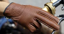 Free Shipping 2017uglyBROS Gloves Motorcycle Gloves UBG516 Brown Ride Gloves Vintage Men’s Leather Gloves