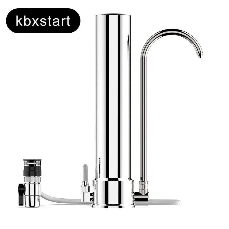 Water Filter Desktop Stainless Steel Water Purifier Faucet Healthy