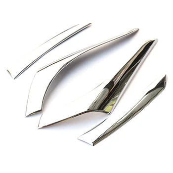 

For Mitsubishi Outlander 2016 2017 Abs Chrome Taillight Streamer Trim Rear Tail Lamp Light Bezel Cover
