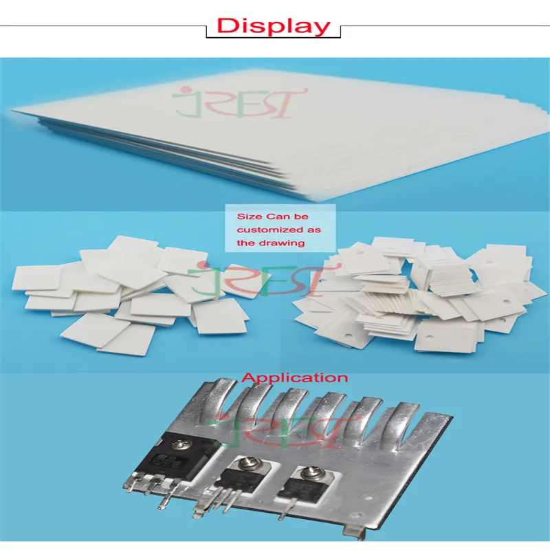 1mm*100mm*100mm High Temperature Tesistance Alumina Ceramic Plate Al2O3 Substrate