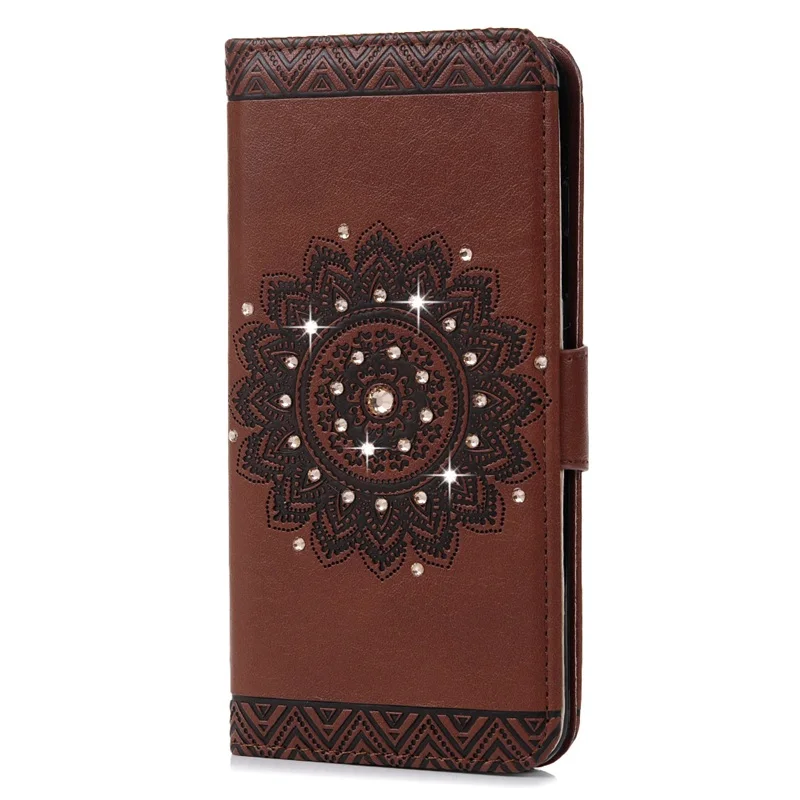 Mavissdiary из горного хрусталя чехол для iPhone 6 Plus роскошный блестящий кожаный кошелек