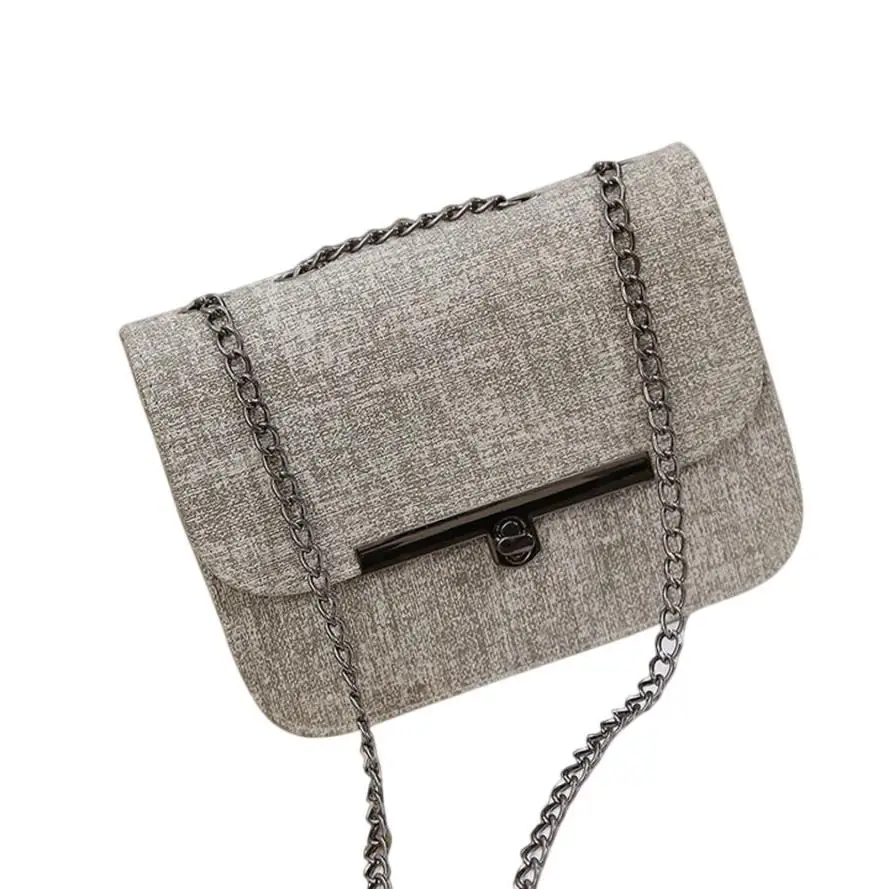 

2016 ladies Shoulder Messenger Bag Fashion Women Leather Chain Handbag Cross Body Bag bolsa feminina para mujer #YW