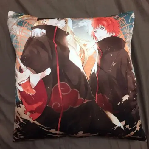 

Suef Anime manga Naruto Sasori deidara Anime two sided Pillow Cushion Case Cover 139