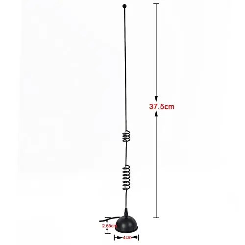 BNC Двухдиапазонный VHF/UHF Телевизионные антенны с магнитным креплением автомобиля