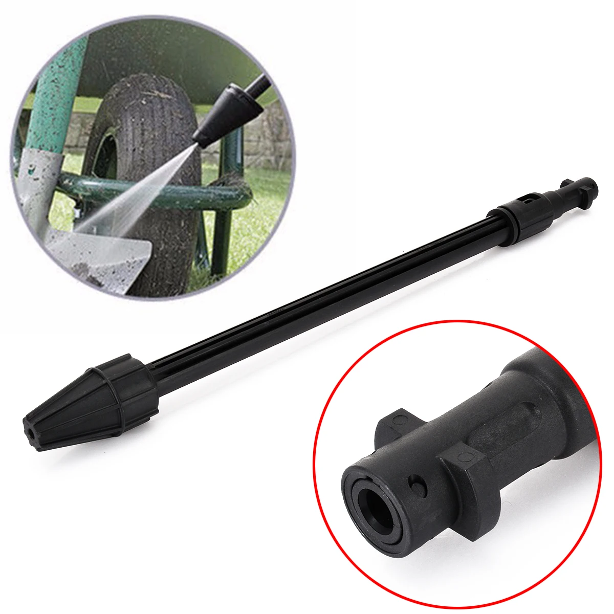 Beste Plastic Blaster Lance Turbo Nozzle voor K2 K3 K4 K5 Auto Hogedrukreiniger 120 130 145 Bar Vuil verwijderen Gereedschap Mayitr