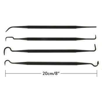 

4pc 8" Double Ended Nylon Pick Set for Gun Cleaning, Automotive, Garges, Home, Hobby, Crafts