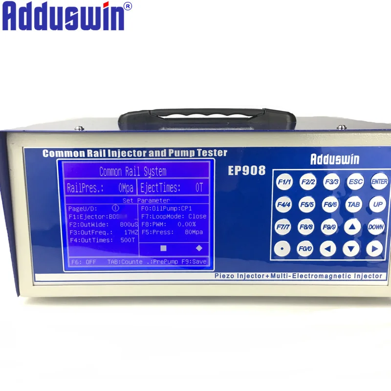 

Adduswin common rail sytem tester Diesel Common rail injector tester with six electromagnetic/ one piezoelectric and pump tester