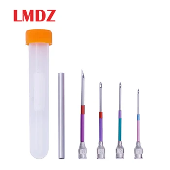 

LMDZ 4pcs Embroidery Stitching Punch Needle Handmade Sewing Tool Set 9# 12# 16# 20# Craft Tools DIY Embroidery Needle Tool Set