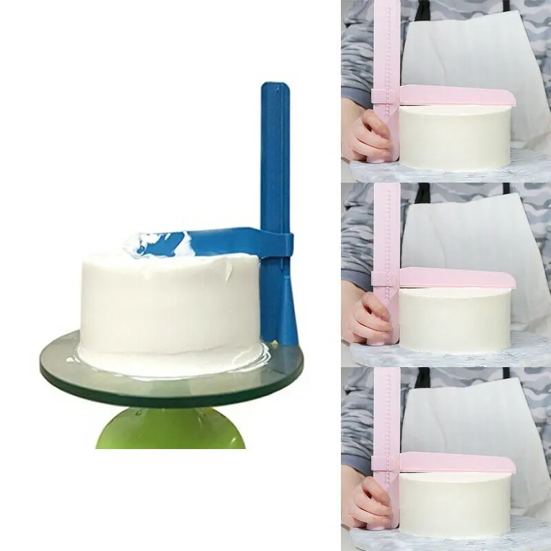 

Icing Smoother Blade Cake Sugarcraft Handgrip Smooth Buttercream Decor Tool