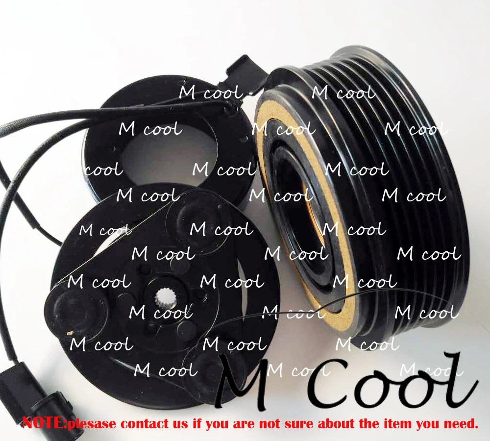 

New MSC90C Car AC Compressor Clutch For Mitsubishi Lancer Pulley : 109MM PV6 12V Bearing Size 355020 For Mitsubishi AC Clutch