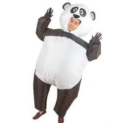 H & ZY унисекс надувной костюм панды взорвать животных взрослых нарядное вечерние партии Пурим карнавал надувной панда маскоты костюм
