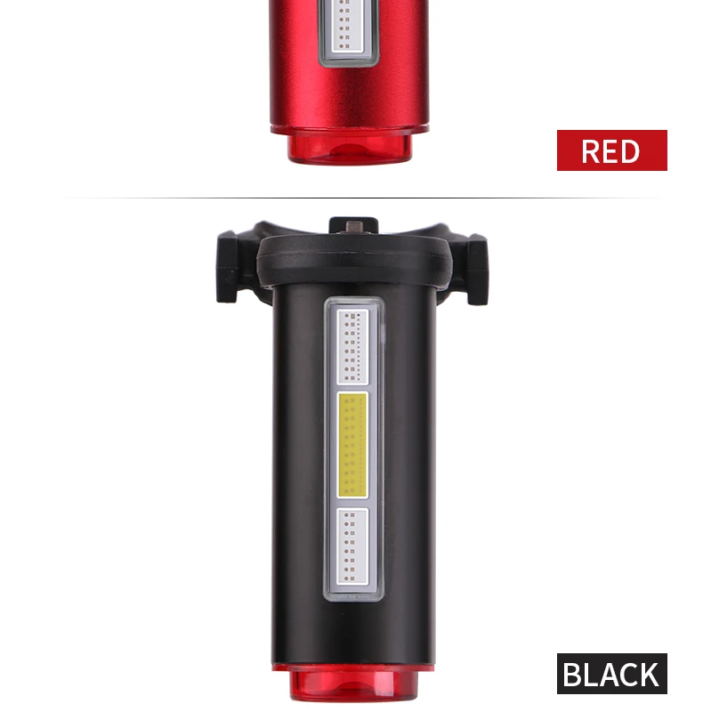 Cheap Wheelup 4 Color Mountain Bike USB Highway Vehicle Taillight Charging Equipment Riding Taillight Warning Lamp LED Bicycle Light 5