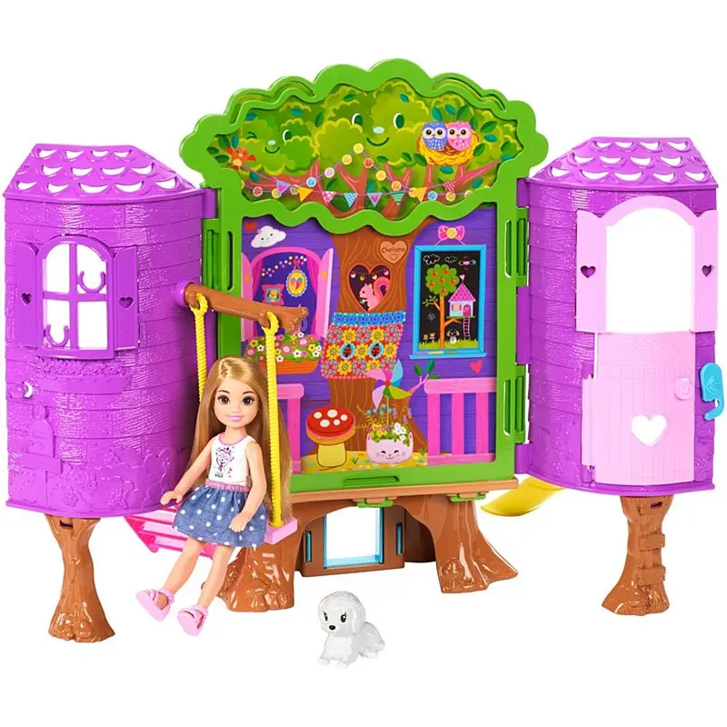 Оригинальная кукла Барби принцесса Келли дерево дом игрушка история дом девочка день рождения игрушки для детей подарки модные куклы для девочек