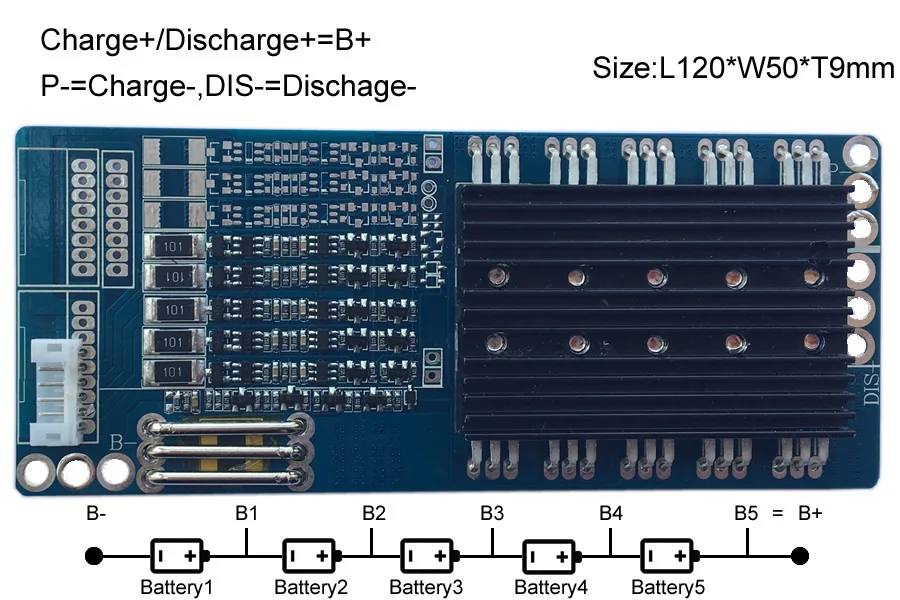 Защитная схема Φ 30A BMS PCM PCB плата для аккумулятора 18V LiFePo4|battery protection circuit|board boardboard pcb