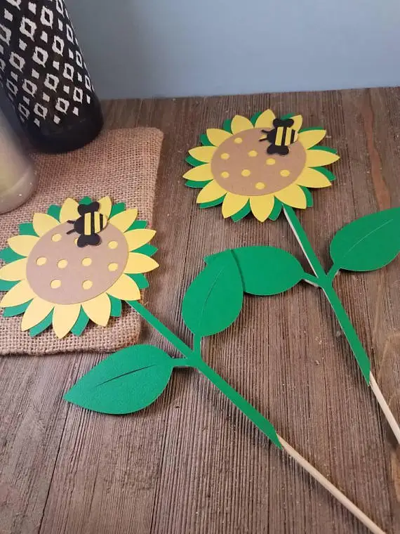 Bee Theme Party Table Decoration Table Centerpiece Kids Birthday Party Supplies Decoration Bee Baby Shower Bee Bridal Shower