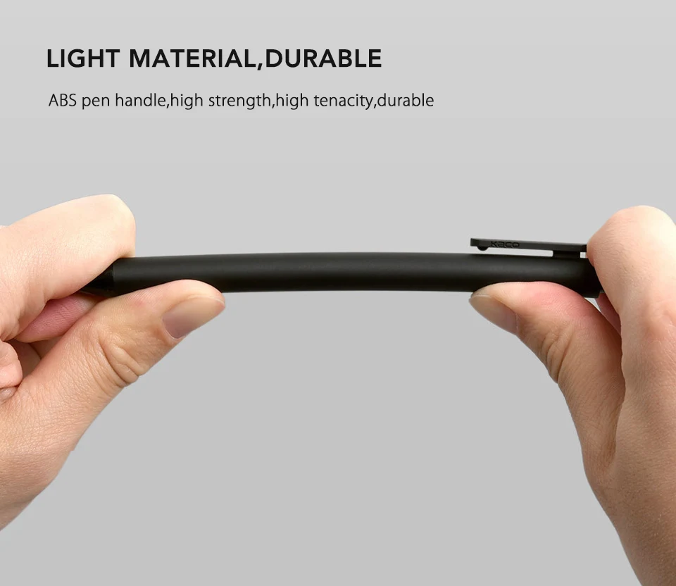 10PcsLot Xiaomi KACO 0.5mm Xiomi Mi Signing P E N Gal Ink Smooth Writing Durable Signing Black Refill (4)