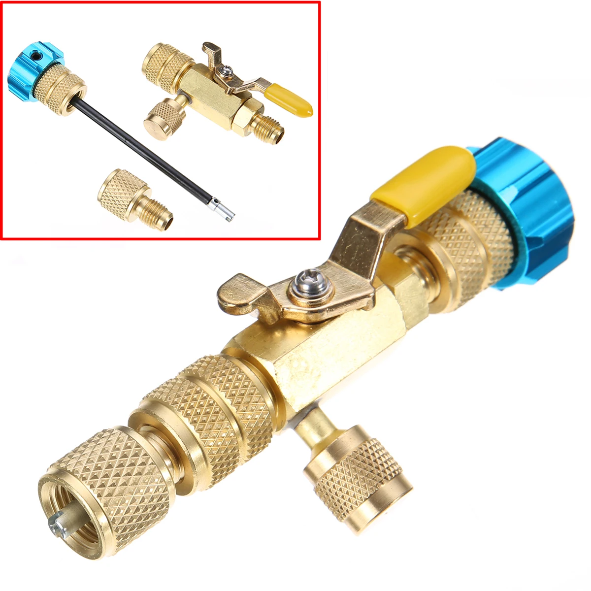 11cm Length R22 R410A Air Conditioning Valve Core 1/4" Spool Interface Quick Remover Installer Tool