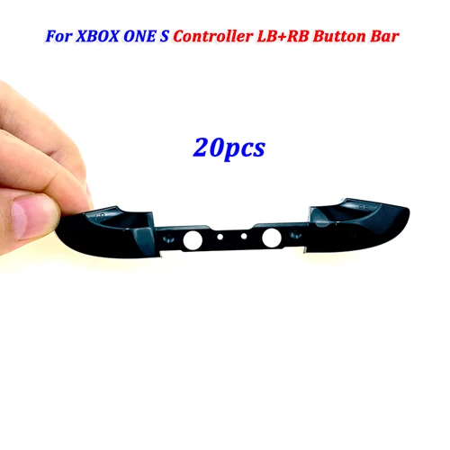 For OneS LB RB 20pcs 10 шт.-50 шт. заводская цена для Xbox One/Elite контроллер LB LT RB RT Верхняя Нижняя кнопка триггера замена запасных частей черный - Color: For OneS LB RB 20pcs