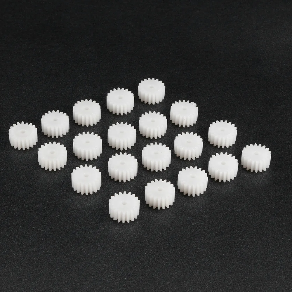 Plastic Gears 20Pcs/lot 10/18 Teeth Model 102A/182A Reduction Gear Plastic Worm Gears for RC Car Robot Motors Accessories motor gear transmission gear electric bike gear cassette deck tape gear electric chain saw gear
