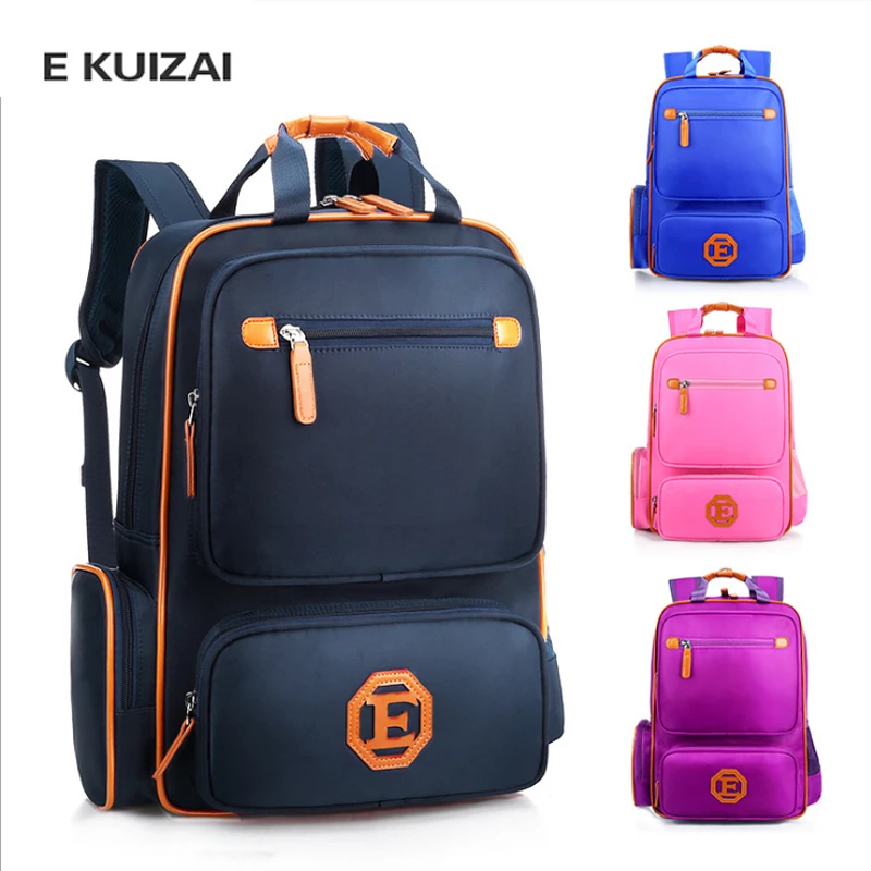 baratas EKUIZAI Hot Vender Moda Infantil Escola Sacos de Nylon À Prova D Água Saco Saco de Escola Mochila Meninos Meninas Mochila Infantil Crianças Negras