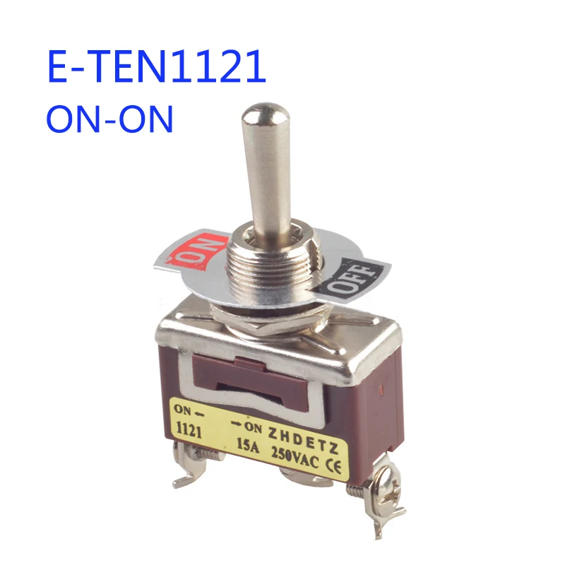 AC В 250 V 15A SPDT вкл. ВКЛ. 2 положения фиксация питания тумблер|Выключатели| |
