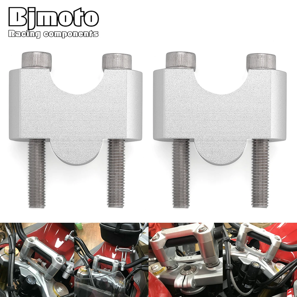 Bjmoto G 130 R Motorcycle Cnc Modified Drag Handle Bar Clamps Handlebar Risers Adapters For Bmw G310r G310gs G130 Gs 2017 2018 Covers Ornamental Mouldings Aliexpress