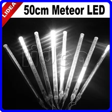 50 см метеоритный дождь Душ партия Сад Xmas Navidad Фея Строка светодиодная гирлянда наружной отделки Рождество свадьба свет CN c-28