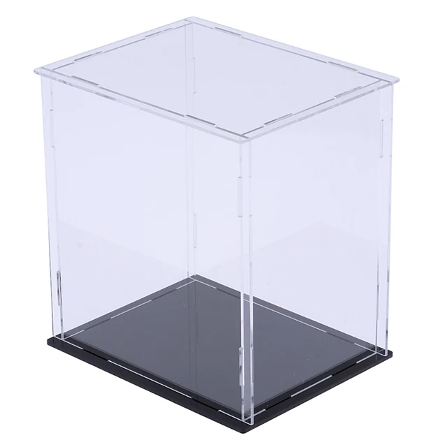 Acrylic Display Show Box Case Toy Dustproof Tray Protection For Model Dolls