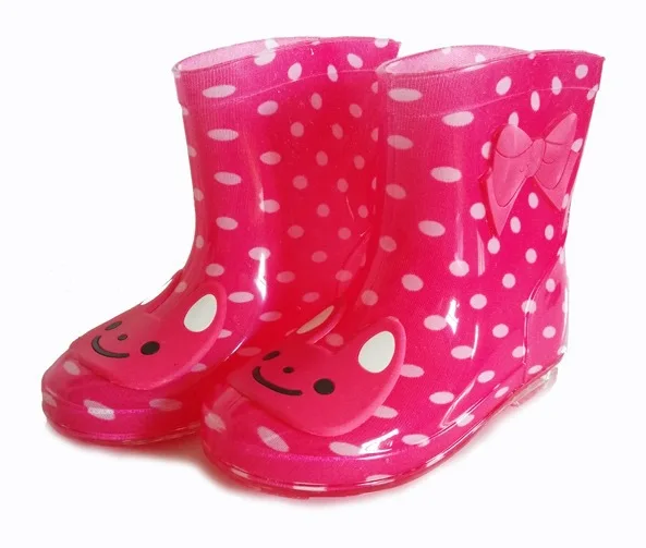 Bottes de pluie enfants fille de garçon de bande dessinée d\u0027hiver enfants bottes de