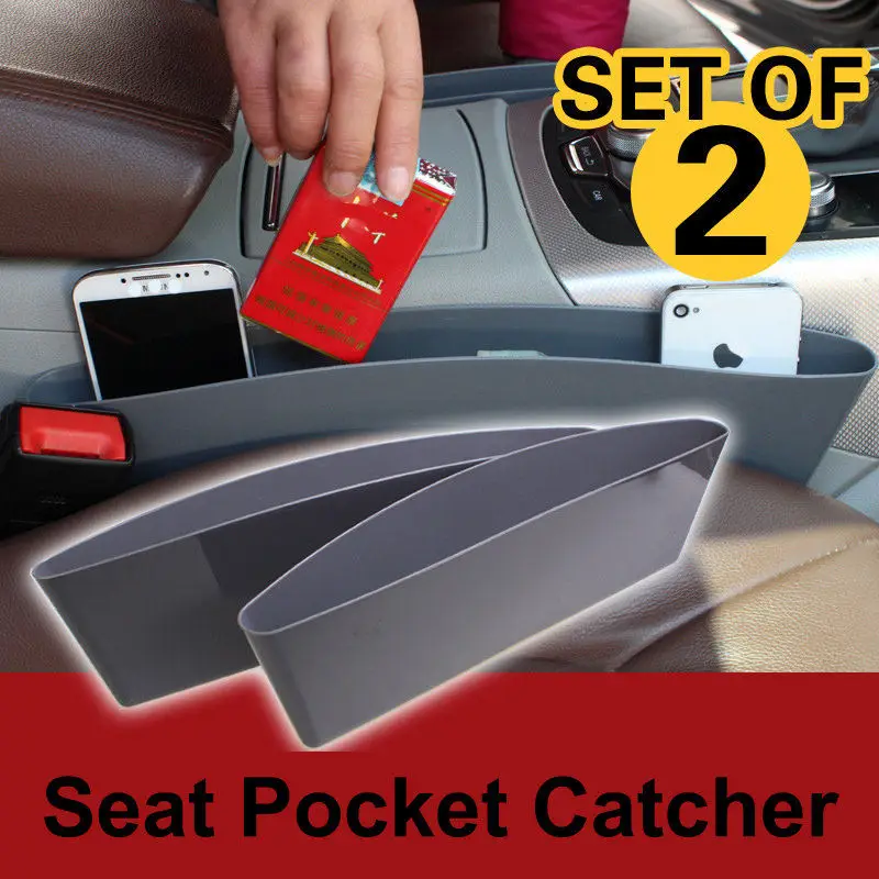 Universal car seat storage pocket catcher box cont...