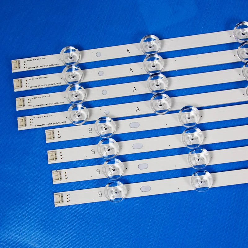 

8Piece/Set LED Backlight Strip For LG 47LB572V 47LB572U 47LB572V-ZP 47LB572U-ZP 47 inchs TV Backlight LED Bands Bars Lamps Strip