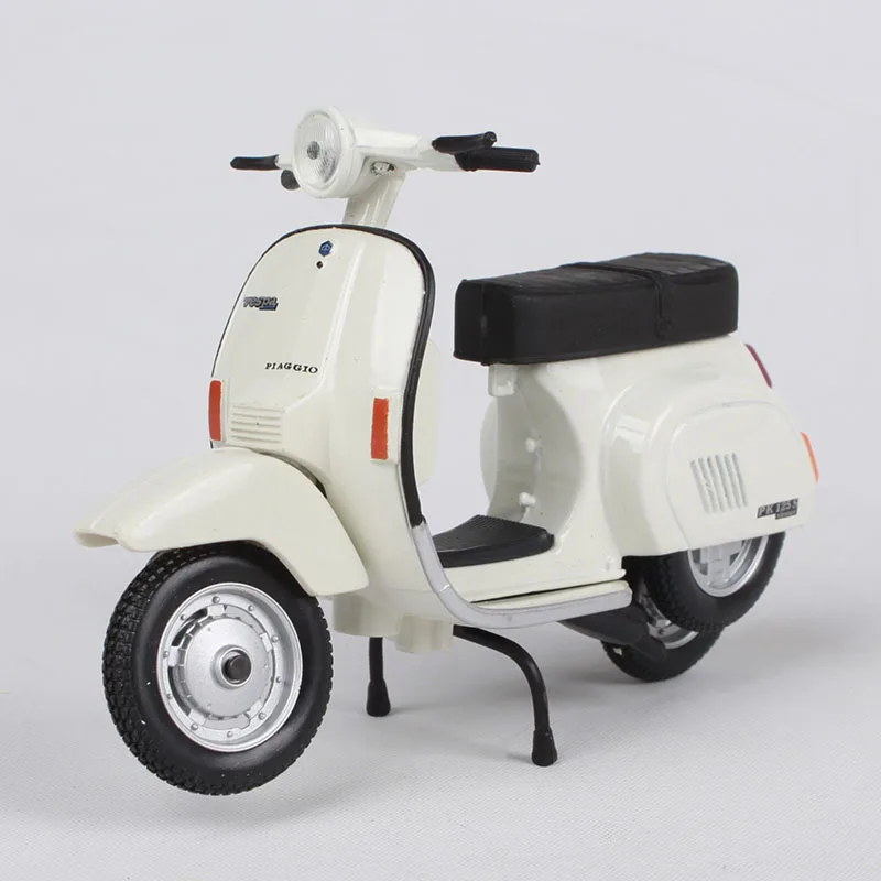 Maisto 1:18 vespa pk125 automatica 1984 beige motorcycle diecast motorcycle model present for