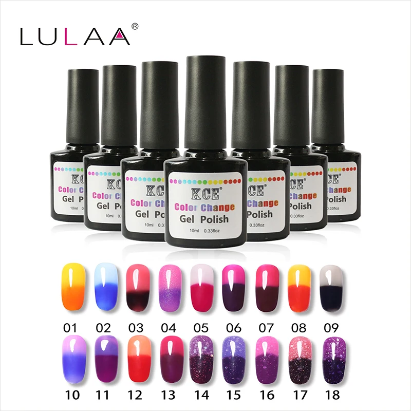 Fashion the latest nail polish temperature change nail color LED UV gel