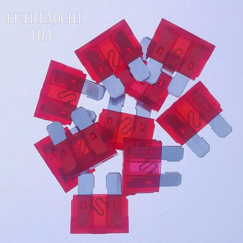 50pcs/lot Medium Car Fuse 10A Auto Car Motorcycle Automotive FUSES APM