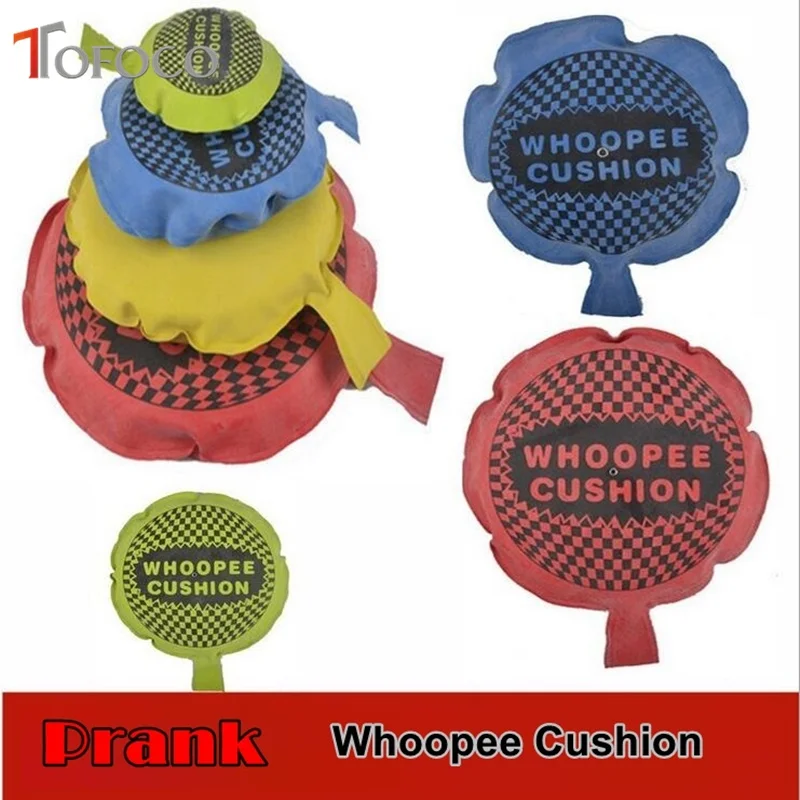 

TOFOCO 1PC Random Color Funny Whoopee Cushion Hallowmas Goods Trick Fun Fart Pad Pillow April Fools Toys Gifts Jokes Gags Prank