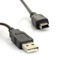 Mini 5-Pin Mini USB Port Data cable Charger Cord for PS3 Controller PDA MP3 Game accessories parts Cell phone Camera Charging