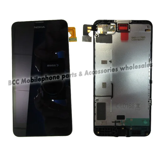 For Nokia lumia 630 635 636 638 LCD display Glass touch screen digitizer frame assembly full