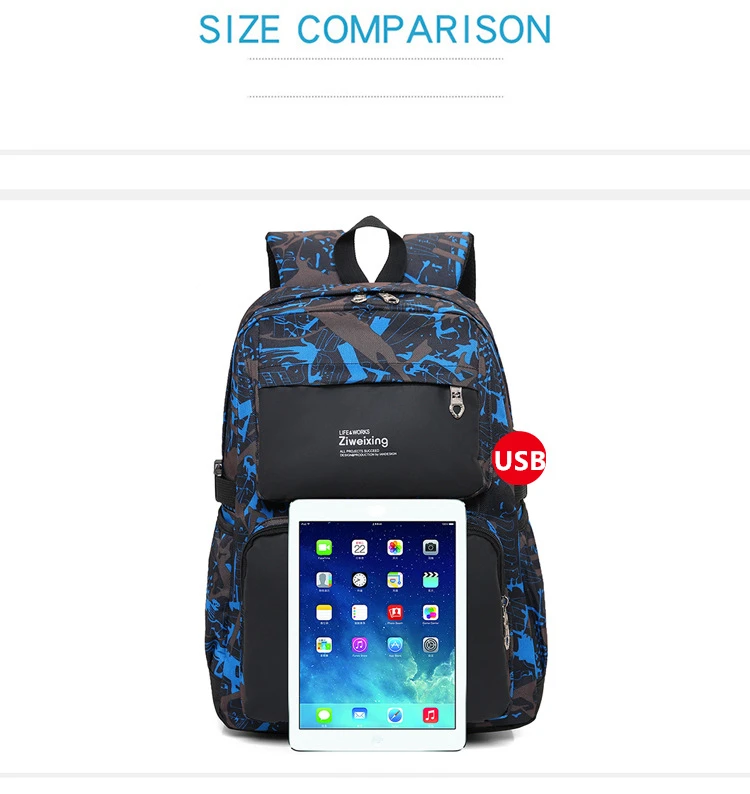 2 комплекта Новые Модные школьные рюкзаки студенческие светящиеся Мультяшные аниме школьные сумки для подростков мальчиков девочек USB зарядка ноутбук Backpac