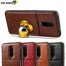 Wallet For Oneplus7 Car Magnetic Case Luxury Leather Card Holder Stand For Oneplus 5T 6 6T 7 Pro Phone Cover Coque Carcasa Etui