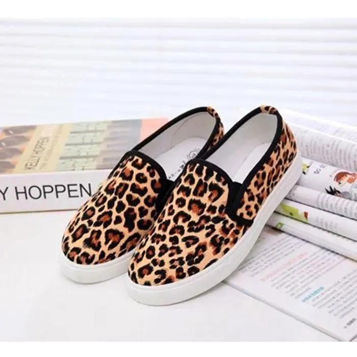 cheetah canvas shoes