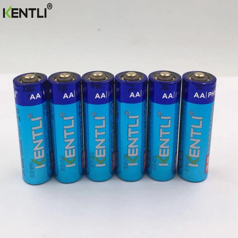 KENTLI-6pcs-pack-High-Capacity-free-shipping-lithium-ion-batteries-3000mWh-1-5V-lithium-polymer-battery
