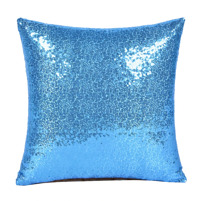 Silver Sequin Decorative Pillows Glitter Silver Bling Throw Pillow Case
