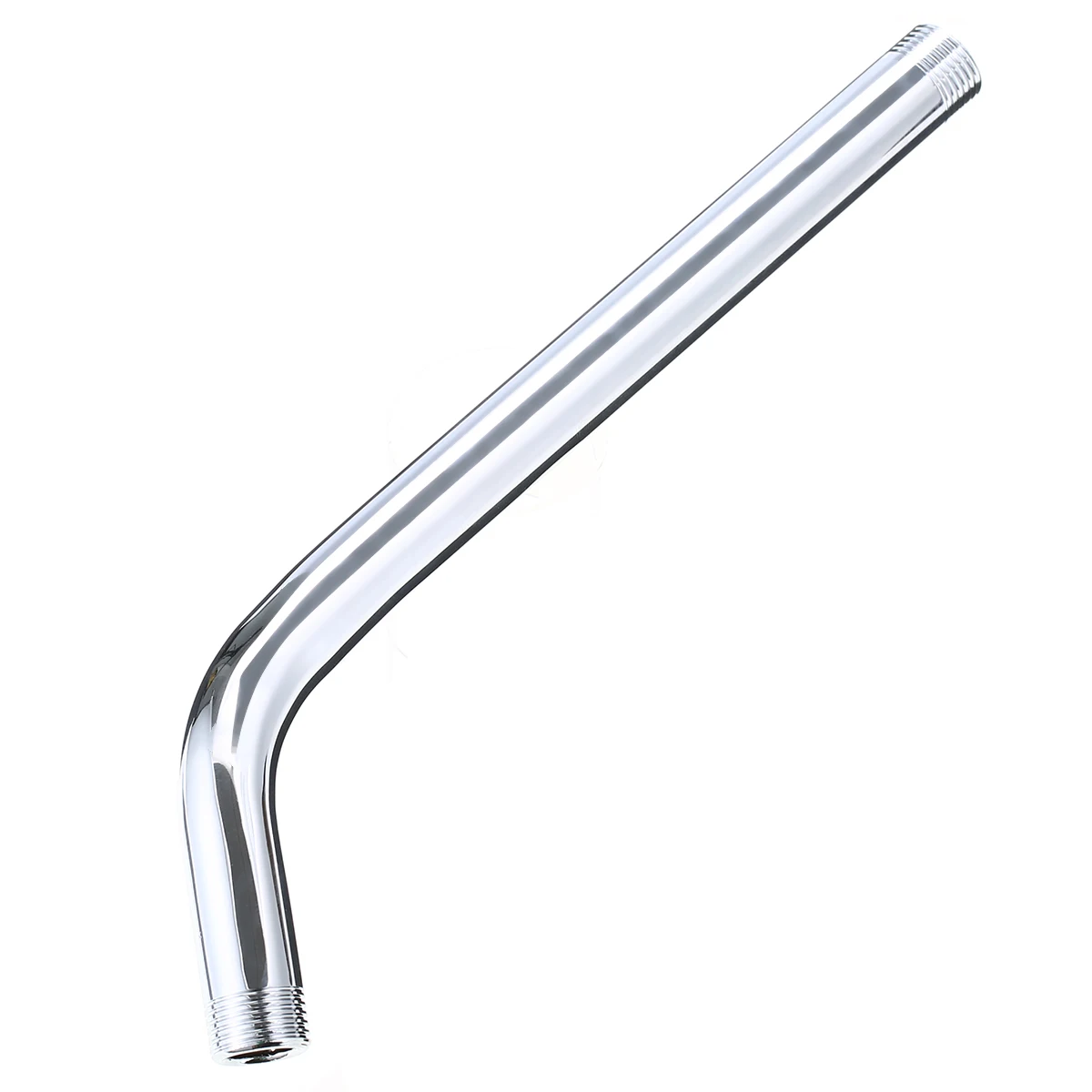Mayitr Stainless Steel Shower Head Extension Pipe Showerhead Fixed Pipe Bathroom Wall Mounted Shower Arm 300mm